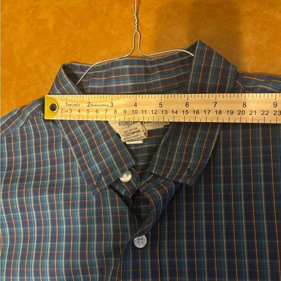 Duluth Trading Men's Flannel Size Large Relaxed Fit Shirt Blue Plaid - Picture 5 of 13